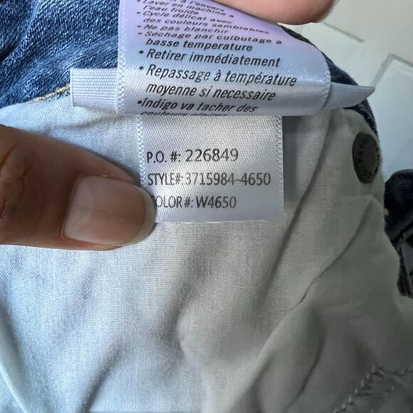 PAIGE Jimmy Jimmy Boyfriend Floral Embroidered Denim Shorts 26 - Picture 6 of 6